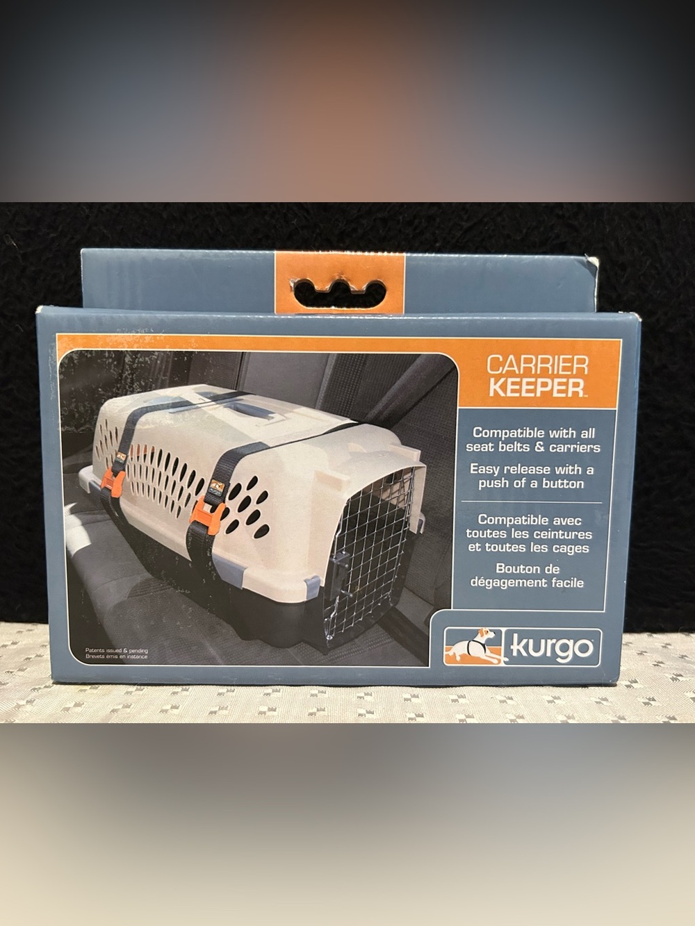 Nib Dog/ Cat Carrier Keeper By Kurgo Easy Release Straps For Car Seat